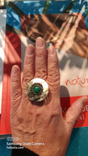 Charger l&#39;image dans la galerie, Bague Emerald Nature bijoux
